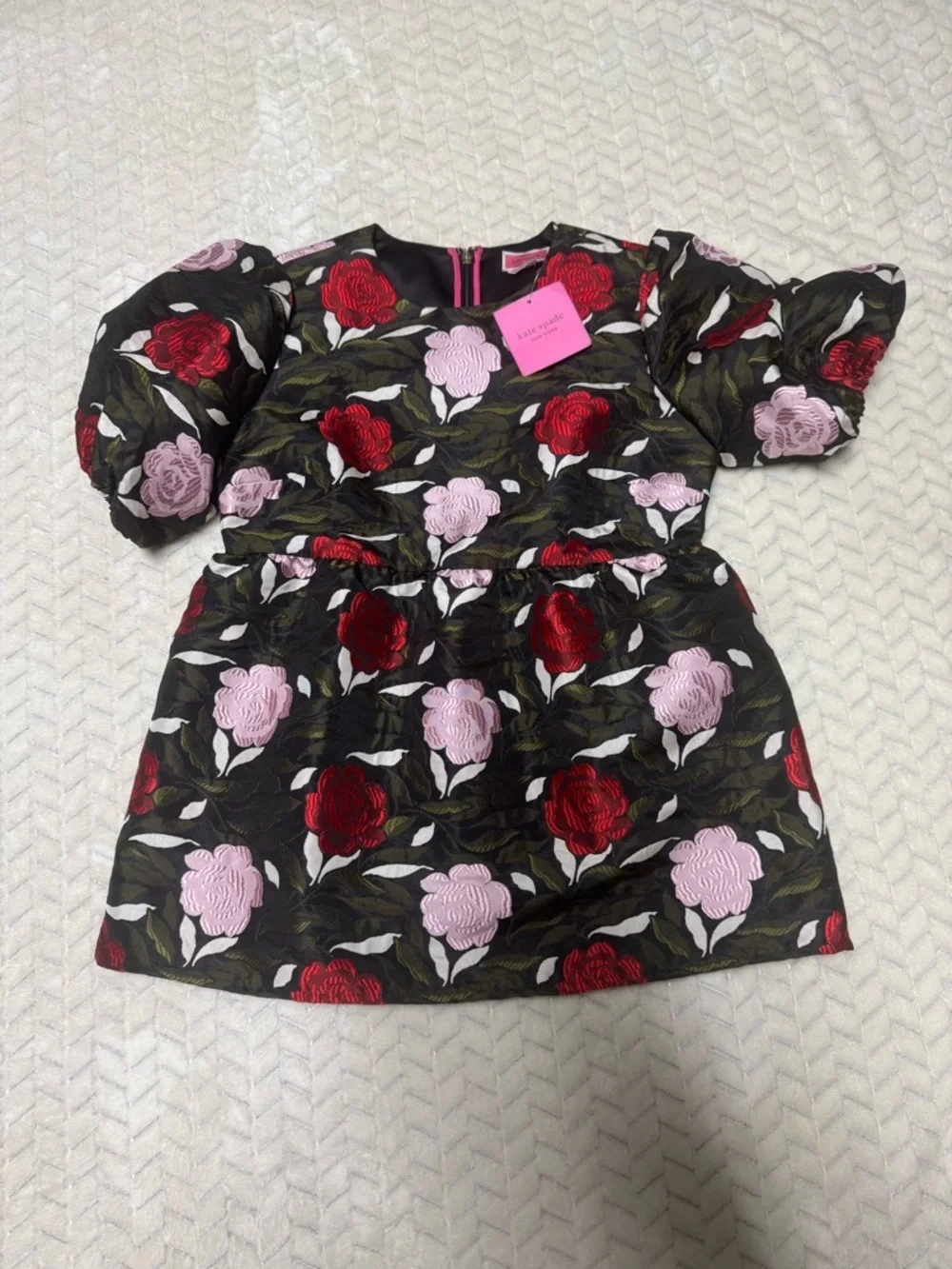 KATE SPADE Rose Garden Brocade Top WOMENS SIZE 2